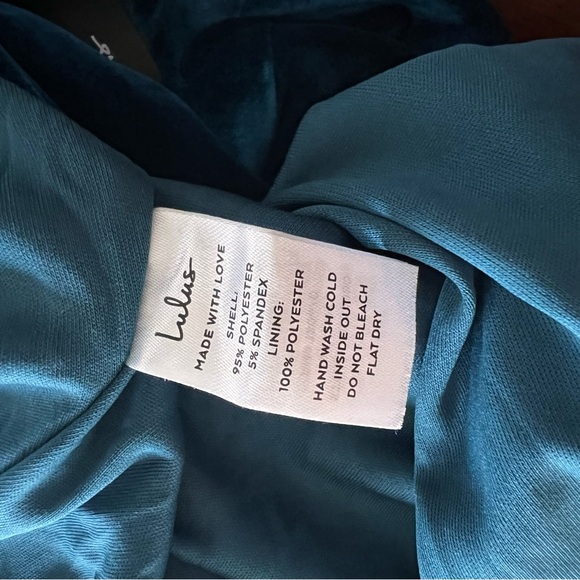 NWT Lulus Velvet Wrap Maxi Dress - Picture 7 of 9